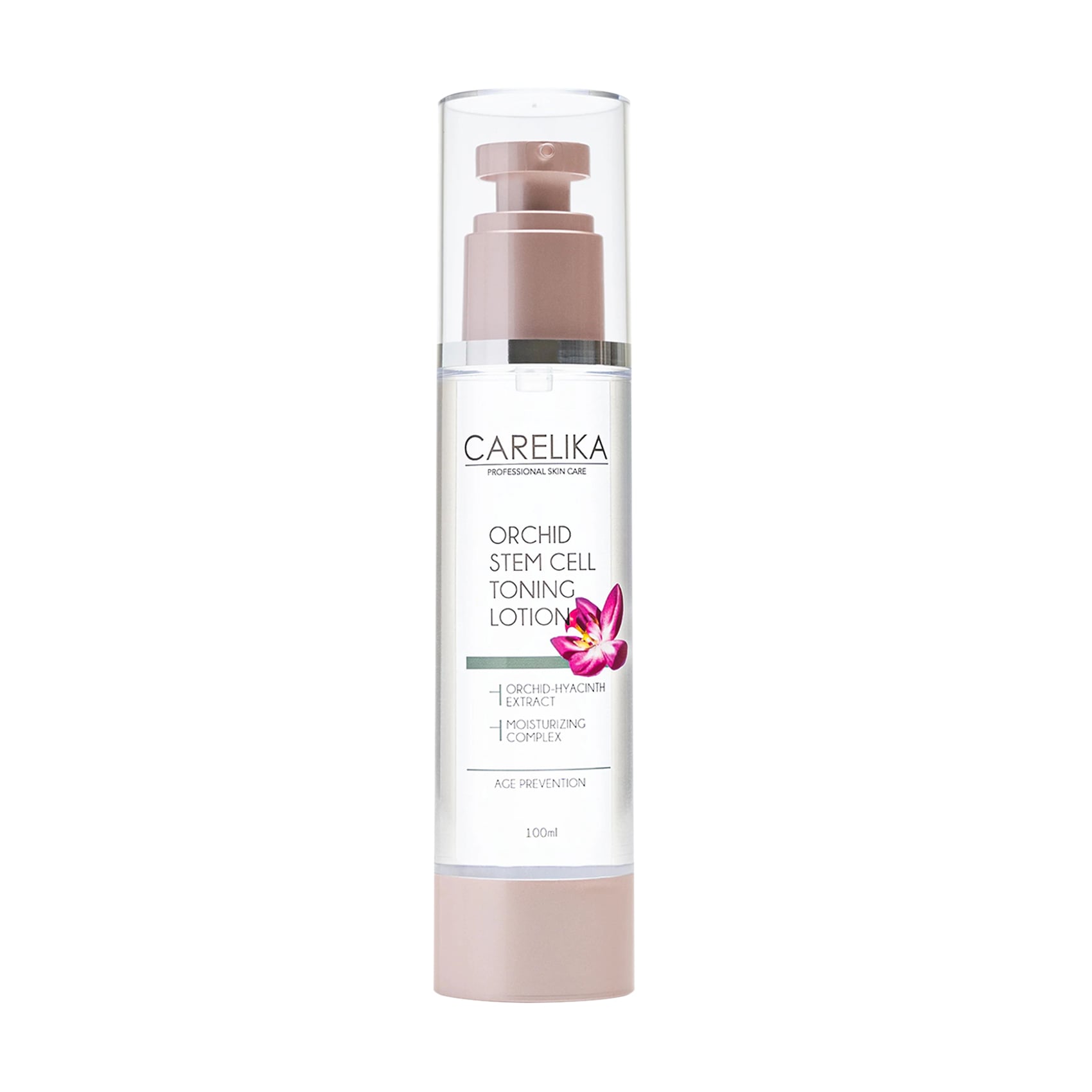 Тонізувальний лосьйон для обличчя Carelika Orchid Stem Cells Toning Lotion зі стовбуровими клітинами орхідеї, 100 мл